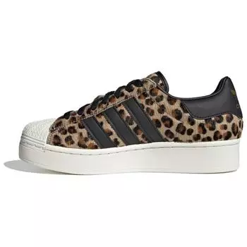 Женские кроссовки adidas atmos x Superstar Bold Low Cheetah Tan Desert Core - Black FZ5264