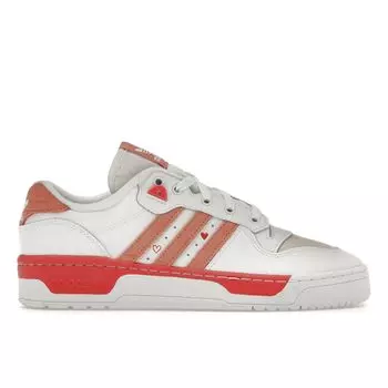 Женские кроссовки adidas Rivalry Low Valentines Day 2024 White Cloud-White Wonder-Clay ID5837 37