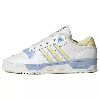 Женские кроссовки adidas Rivalry Low White Blue Dawn Core-белые почти-желтые IG3332 43