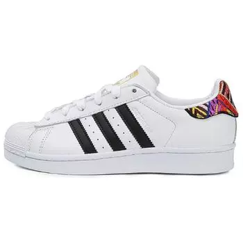Женские кроссовки adidas Superstar Embroidery White Black Metallic-Gold AC8576 36