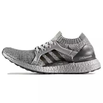 Женские кроссовки adidas UltraBoost X LTD Silver Boost серо-серые однотонно-серые BA8005 36