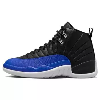 Женские кроссовки Air Jordan 12 Retro Hyper Royal черный металлик-серебристый белый AO6068-004 36.5