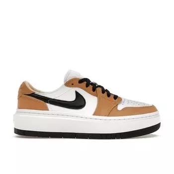 Женские кроссовки Air Jordan 1 Elevate Low Rookie of the Year Коричневые Golden-Harvest Black DH7004-701 38.5