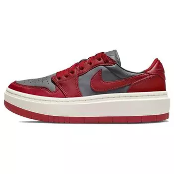 Женские кроссовки Air Jordan 1 Elevate Low UNLV красные темно-серые с парусом DH7004-006 38.5