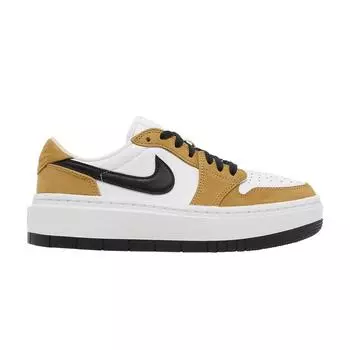 Женские кроссовки Air Jordan 1 Elevate Low Rookie of the Year Коричневые Golden-Harvest Black DH7004-701