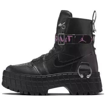 Женские кроссовки Air Jordan 1 High Brooklyn No Gravity Black Global-Purple HF5691-001 36