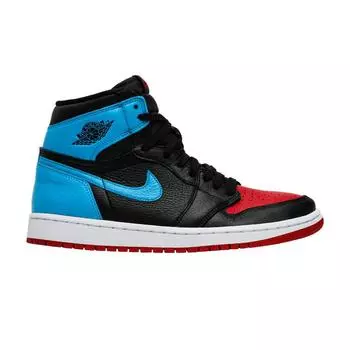 Женские кроссовки Air Jordan 1 High OG NC to Chi разноцветные черные темно-пудровые CD0461-046