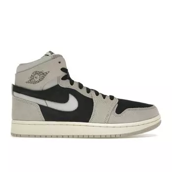 Женские кроссовки Air Jordan 1 High Zoom Comfort 2 Light Iron Ore серо-черного цвета кокосового молока DV1305-001 36.5