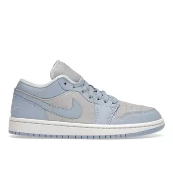 Женские кроссовки Air Jordan 1 Low Aluminium серо-футбольно-серо-белые DC0774-050 36.5