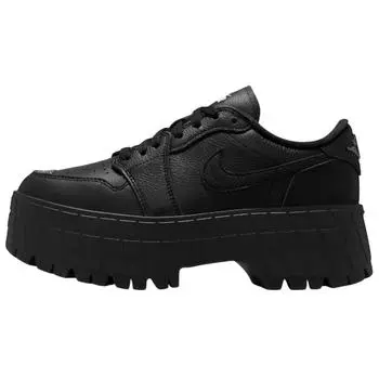 Женские кроссовки Air Jordan 1 Low Brooklyn Metallic Black Белые HF3184-001 36