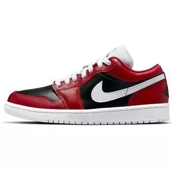 Женские кроссовки Air Jordan 1 Low Chicago Flip Red Gym-Red White DC0774-603 38.5