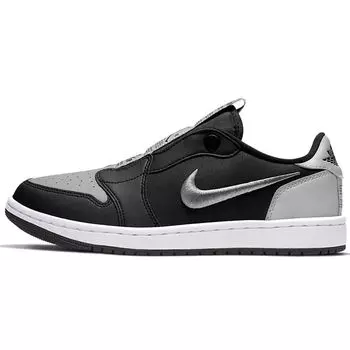 Женские кроссовки Air Jordan 1 Low Slip Shadow серо-черные средне-серые CQ0279-001
