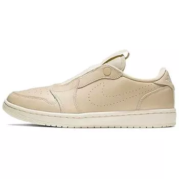 Женские кроссовки Air Jordan 1 Low Slip-On Desert Ore Светло-кремовые AV3918-200