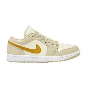 Air Jordan 1 Low Sail Yellow Ochre Женские кроссовки Кремовые бледно-ванильные белые DC0774-170 40.5