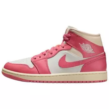 Женские кроссовки Air Jordan 1 Mid Guava Ice Розовый Парусный Розово-Соленый BQ6472-109 43