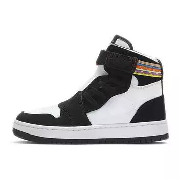 Женские кроссовки Air Jordan 1 Nova XX с разноцветным ремешком черные AV4052-003