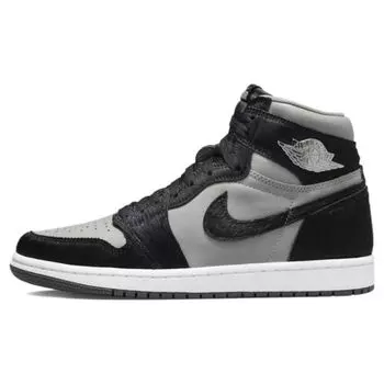 Женские кроссовки Air Jordan 1 Retro High OG Twist 2.0 черные средне-серые белые DZ2523-001 37.5