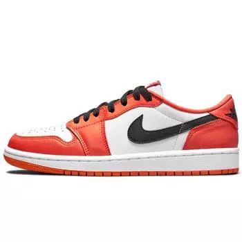 Женские кроссовки Air Jordan 1 Retro Low OG Starfish Оранжевый Белый Черный CZ0775-801 35.5