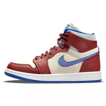 Женские кроссовки Air Jordan 1 Zoom Comfort Redstone Sail Hyper-Royal White CT0979-104 37.5