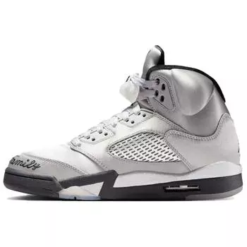 Женские кроссовки Air Jordan 5 Retro Wings Серебристо-средне-серый Черный IO2038-001 36.5