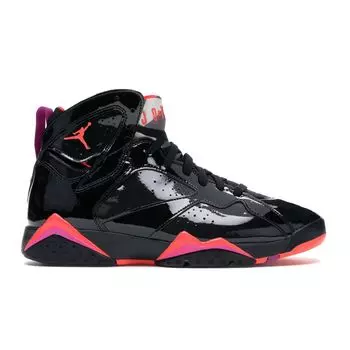 Женские кроссовки Air Jordan 7 Retro Black Gloss Ярко-Малиновый-Антрацит 313358-006