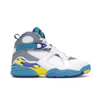 Женские кроссовки Air Jordan 8 Retro White Aqua Varsity-Red-Bright-Concord CI1236-100