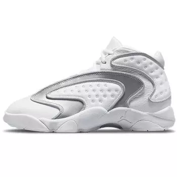 Женские кроссовки Air Jordan OG White Metallic Silver CW0907-100 36