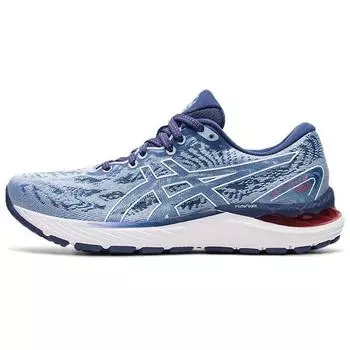 Женские кроссовки ASICS Gel Cumulus 23 Mist сине-белые 1012A888-417 37