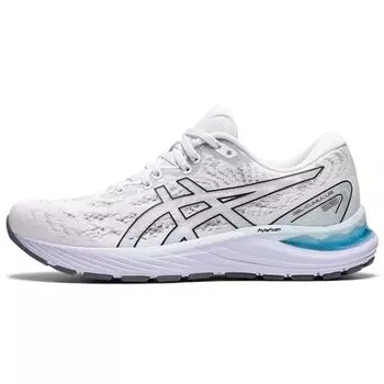 Женские кроссовки ASICS Gel Cumulus 23 White Black 1012A888-100 35.5