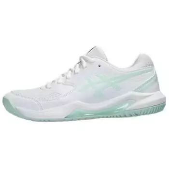 Женские кроссовки ASICS Gel Dedicate 8 белые бледно-голубые 1042A237-102 37.5