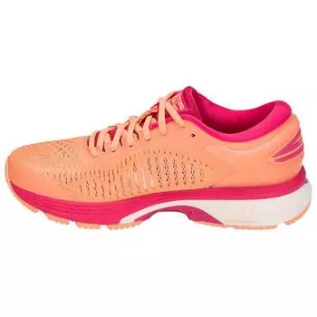 Женские кроссовки ASICS Gel Kayano 25 Mojave оранжево-белые 1012A026-800