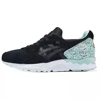 Женские кроссовки ASICS Gel Lyte 5 Black Green Sprinkles H7Z9L-9090