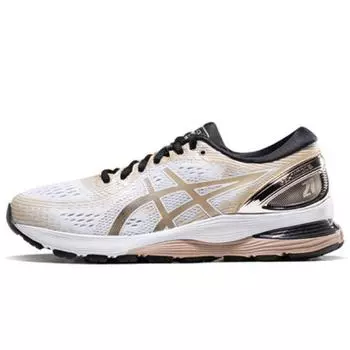 Женские кроссовки ASICS Gel Nimbus 21 Platinum White Frosted Almond 1012A608-100