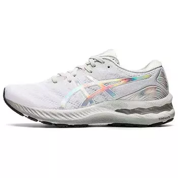 Женские кроссовки ASICS Gel Nimbus 23 Platinum Grey Glacier-Grey White 1012B132-020 37