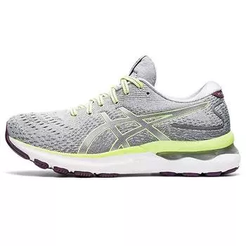 Женские кроссовки ASICS Gel Nimbus 24 Piedmont Grey Lime Green 1012B201-020 37