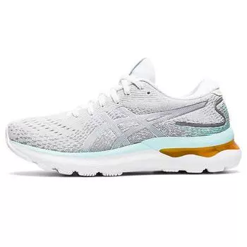 Женские кроссовки ASICS Gel Nimbus 24 White Pure Silver 1012B201-100 37.5