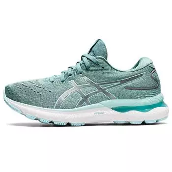 Женские кроссовки ASICS Gel Nimbus 24 Wide Sage зеленые прозрачно-синие 1012B199-300 37