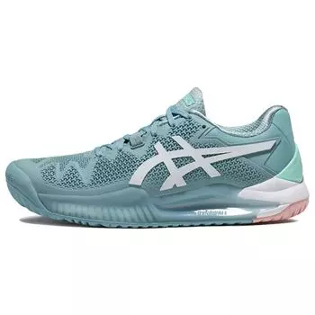 Женские кроссовки ASICS Gel Разрешение 8 Дымчатые Синие Белые 1042A072-408 40