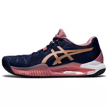Женские кроссовки ASICS Gel Разрешение 8 Peacoat Rose Gold Синие 1042A072-404 37