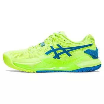 Женские кроссовки ASICS Gel Разрешение 9 Hazard Green Reborn-Blue 1042A208-300 39