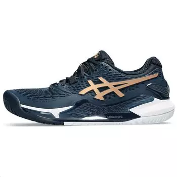 Женские кроссовки ASICS Gel Resolution 9 French Blue Pure Gold 1042A268-960 39