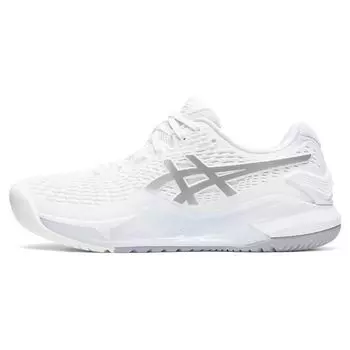 Женские кроссовки ASICS Gel Resolution 9 White Pure Silver 1042A208-100 39.5