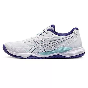Женские кроссовки ASICS Gel Tactic 12 White Eggplant 1072A092-101