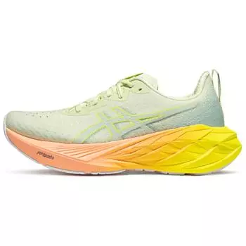 Женские кроссовки ASICS Novablast 4 Paris Green Cool-Matcha Safety-Yellow 1012B751-750 38