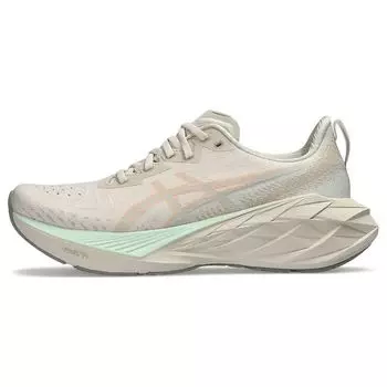 Женские кроссовки ASICS Novablast 4 Wide Oatmeal Moonrock кремовые 1012B704-250