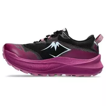 Женские кроссовки ASICS Trabuco Max 3 Black Dark Fuchsia Голубые 1012B606-001 37
