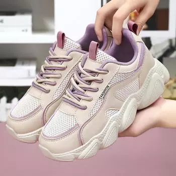 Женские кроссовки без шнуровки. Нескользящая обувь для ходьбы. Легкая обувь для тренировок в тренажерном зале. Дышащие модные кроссовки на шнуровке для женщин. Спортивная обувь на открытом воздухе. 36