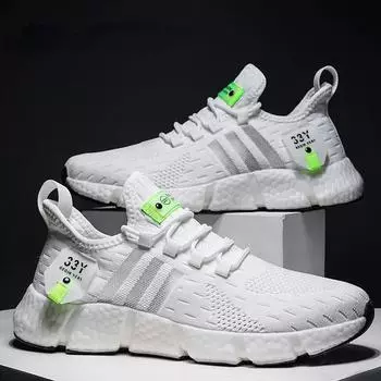 Женские кроссовки, большие размеры 36-46, кроссовки, мужская повседневная обувь, женская спортивная обувь, дышащая обувь для пар 39 белый