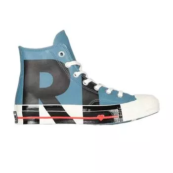 Женские кроссовки Converse Chuck 70 Hi Love Graphic Blue Celestial-Teal Black 563471C