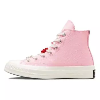 Женские кроссовки Converse Chuck 70 High DIY Beads Pink Sunrise-Pink Egret A06095C 35